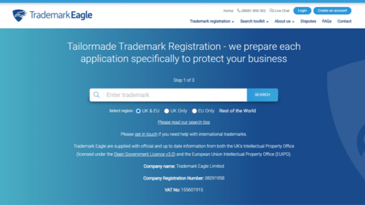 Trademark Eagle intellectual property services