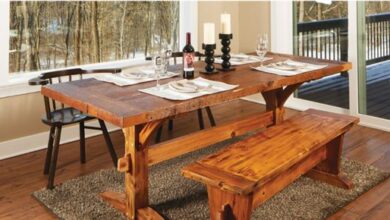 rustic tables