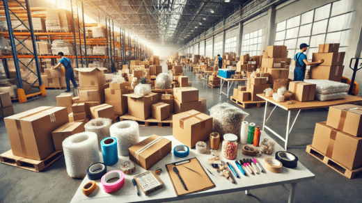 packaging and moving supplies