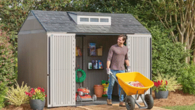 vinyl outdoor shed