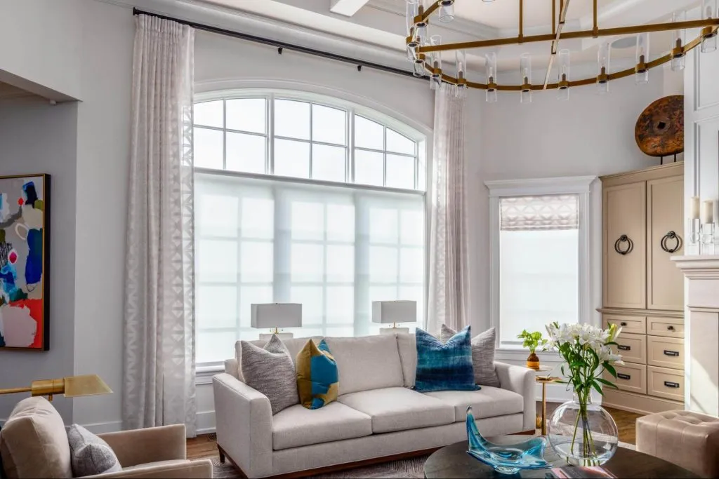 window treatments and rugs
