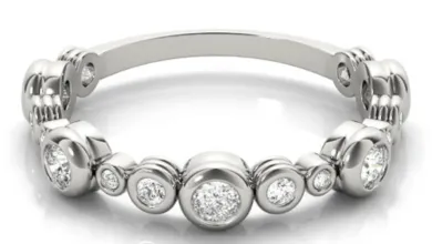 lab diamond radiant cut eternity band