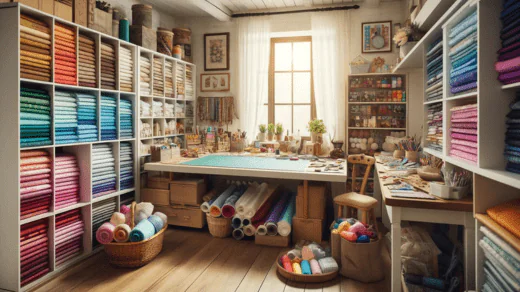 Quilting Supplies, Quilt Batting, Fabrics for sewing and quilting, Threads for sewing and quilting, Knitting, yarn, and other crafts