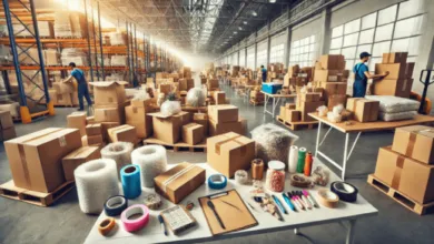 packaging and moving supplies