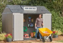 vinyl outdoor shed