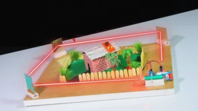 laser light security system