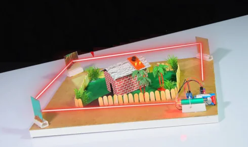laser light security system